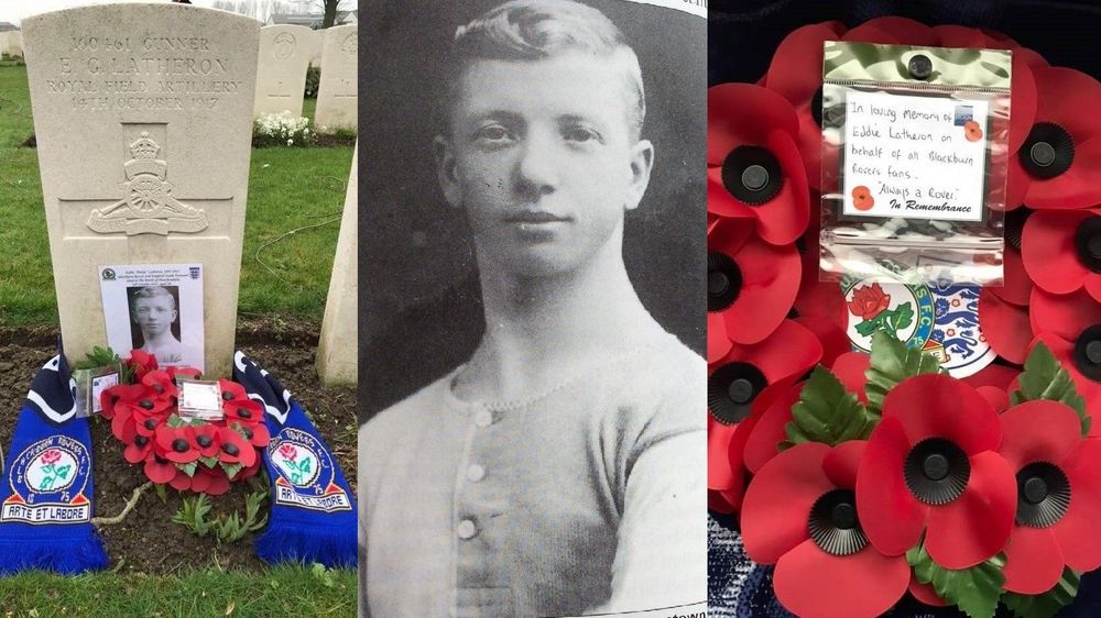 brfcsdotcom's tweet card. A tribute to Eddie Latheron, a #Rovers great who was lost far too soon #LestWeForget