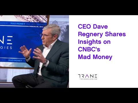Trane_Tech's tweet card. CEO Dave Regnery Shares Insights on CNBC's Mad Money - Trane Techno...