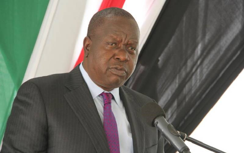 AokoOtieno_'s tweet card. Matiang'i can give Kenya an Abraham Lincoln moment