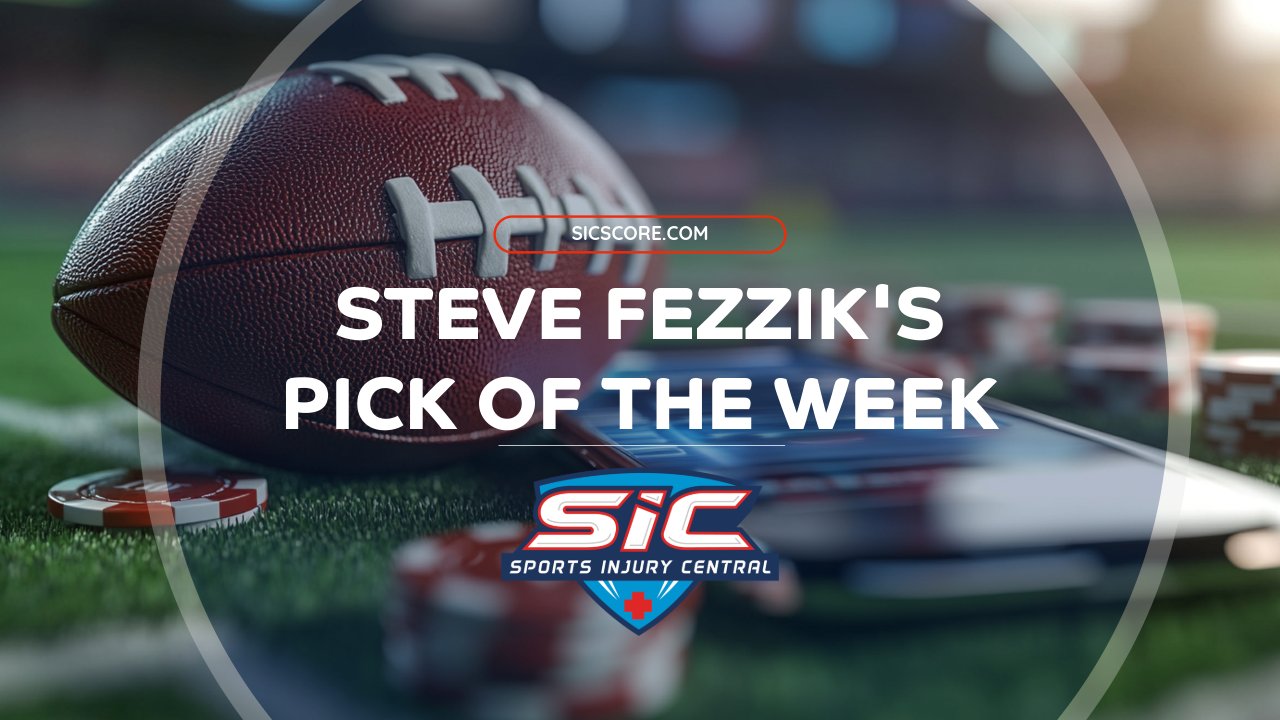 SICscore's tweet card. Expert analysis of Steve Fezzik’s NFL Betting Pick Week 6 | Expert Handicapping + SIC Score Insights