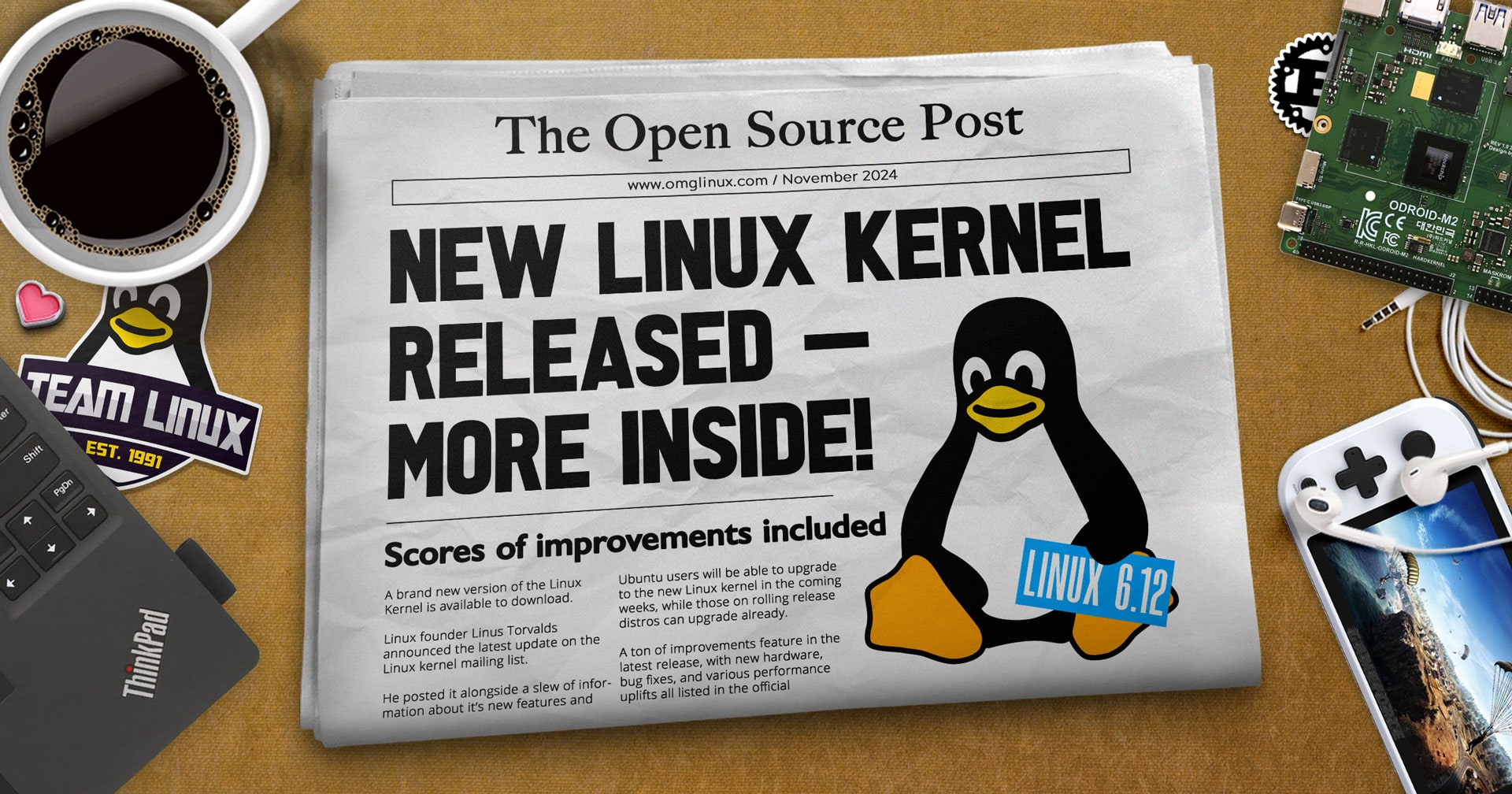 pdr2002's tweet card. Linux kernel 6.12 is one of the most significant releases of the year, delivering a feature nearly 20 years in the making: true real-time computing.