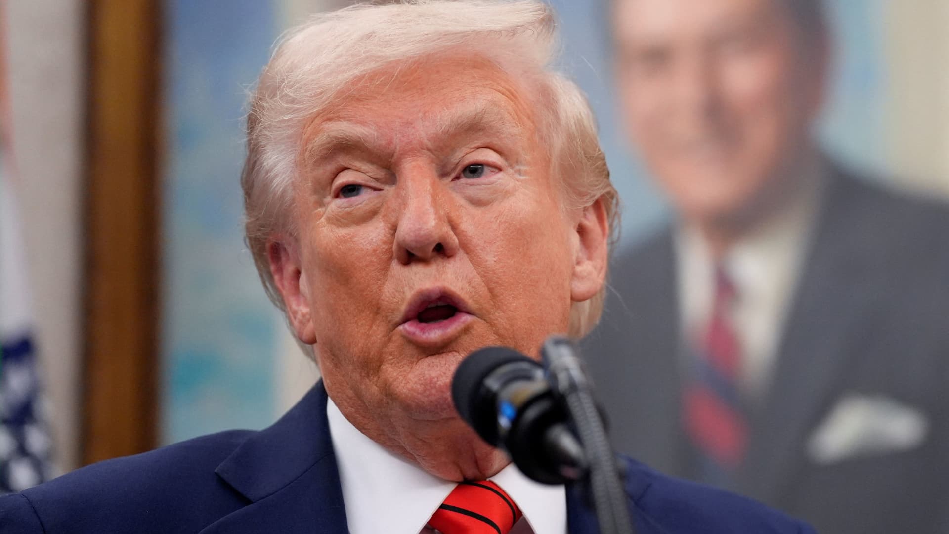 CNBC's tweet card. President Donald Trump on Saturday said his administration has "identified funds" to pay troops next week despite the federal government shutdown.