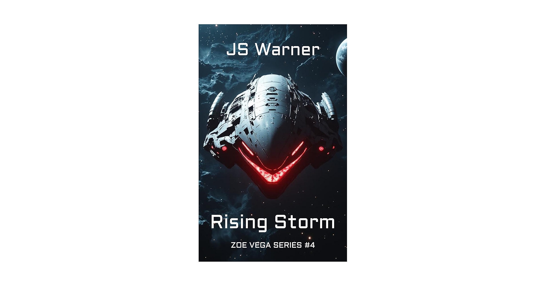 jswarnerauthor's tweet card. Rising Storm: Zoe Vega Series #4