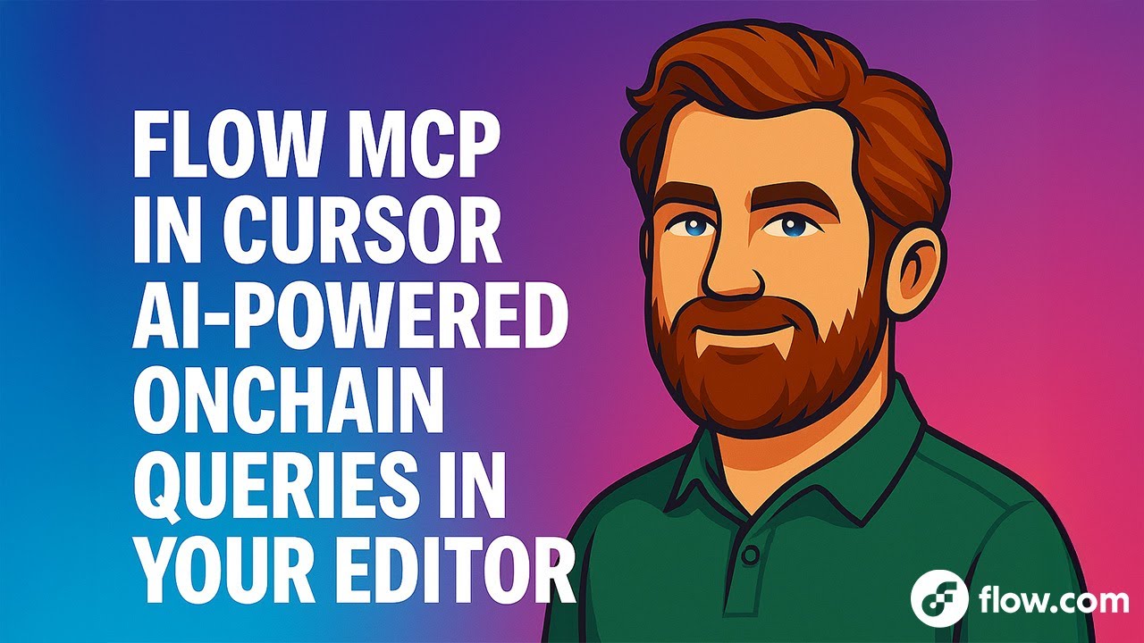 flow_blockchain's tweet card. Flow MCP in Cursor | AI-Powered Onchain Queries in Your Editor