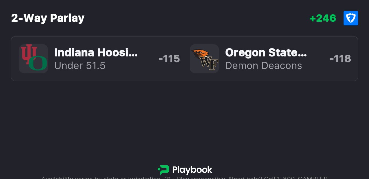 Playbook's tweet card. Your next bet is one tag away.