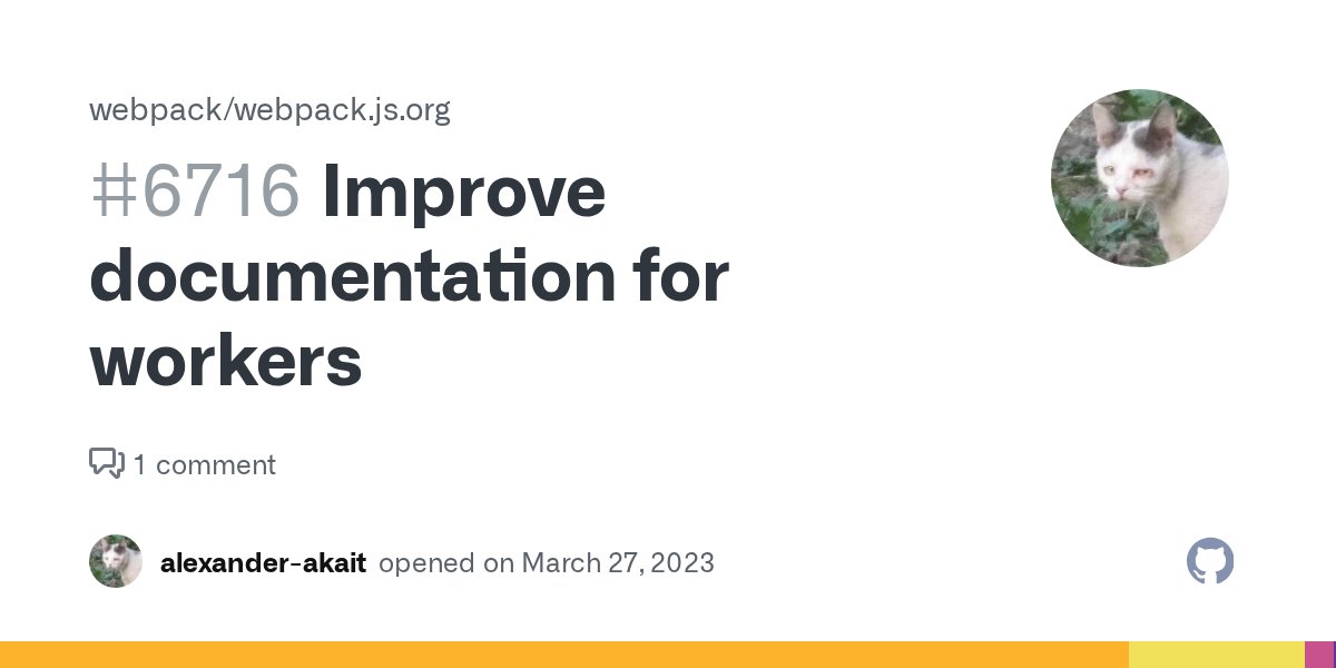 evenstensberg's tweet card. Looks like I've solved most of the issues, the trick was to explicitly supply a true worker path as `__webpack_public_path__` and `__webpack_require__.p` inside the worker. Still needs a small ...