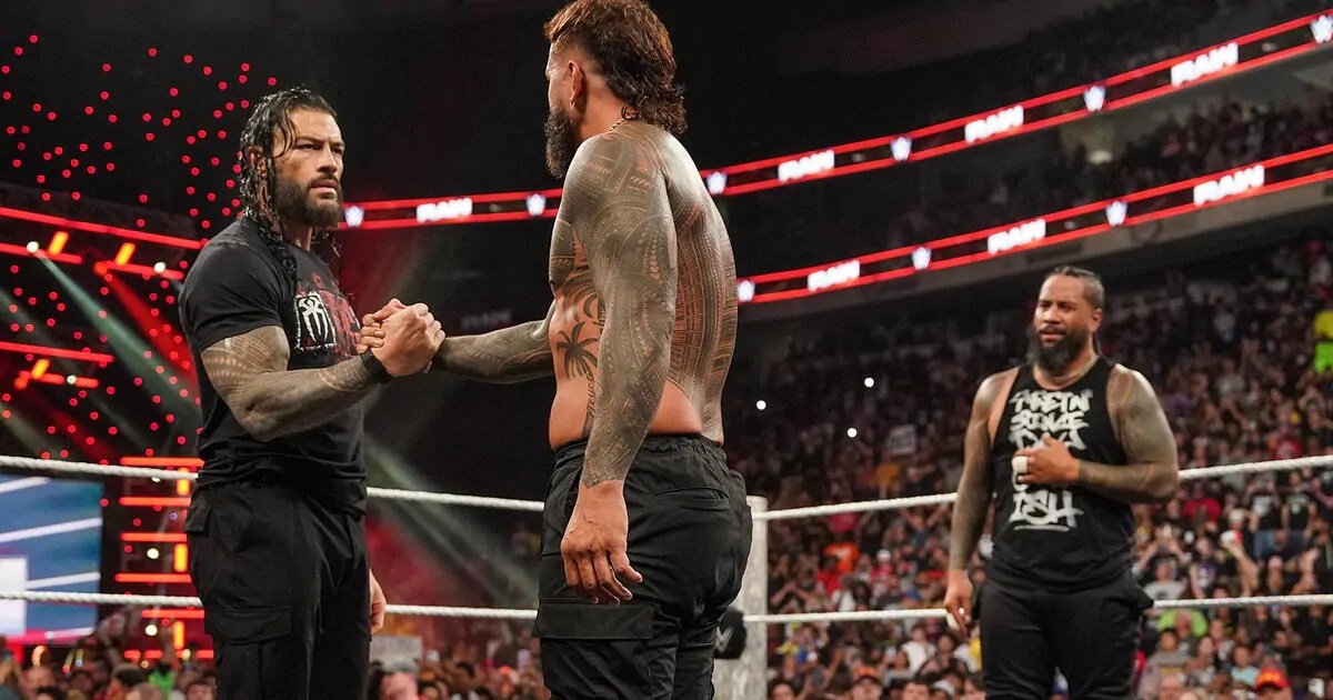 SpazioWrestling's tweet card. Gli Usos protagonisti nella sua sconfitta contro Bronson Reed a Crown Jewel: Roman Reigns non la prende benissimo