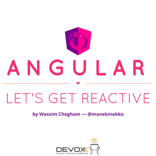 manekinekko's tweet card. A high-level introduction to Observables and its use in the Angular world with RxJs.