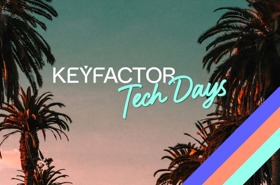 Keyfactor's tweet card. Tech Days 2025 (New)