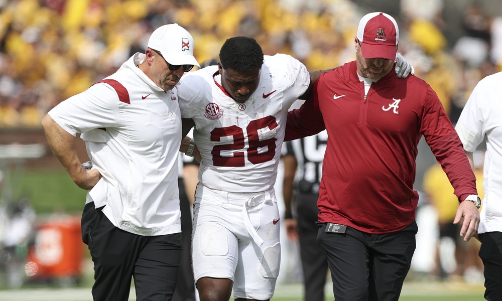 TDAlabamaMag's tweet card. Derek Meadows and Jam Miller both left Alabama football’s win over Missouri early with injuries, and Kalen DeBoer updated their status after the game. “Just give you guys the update on Jamarrion...