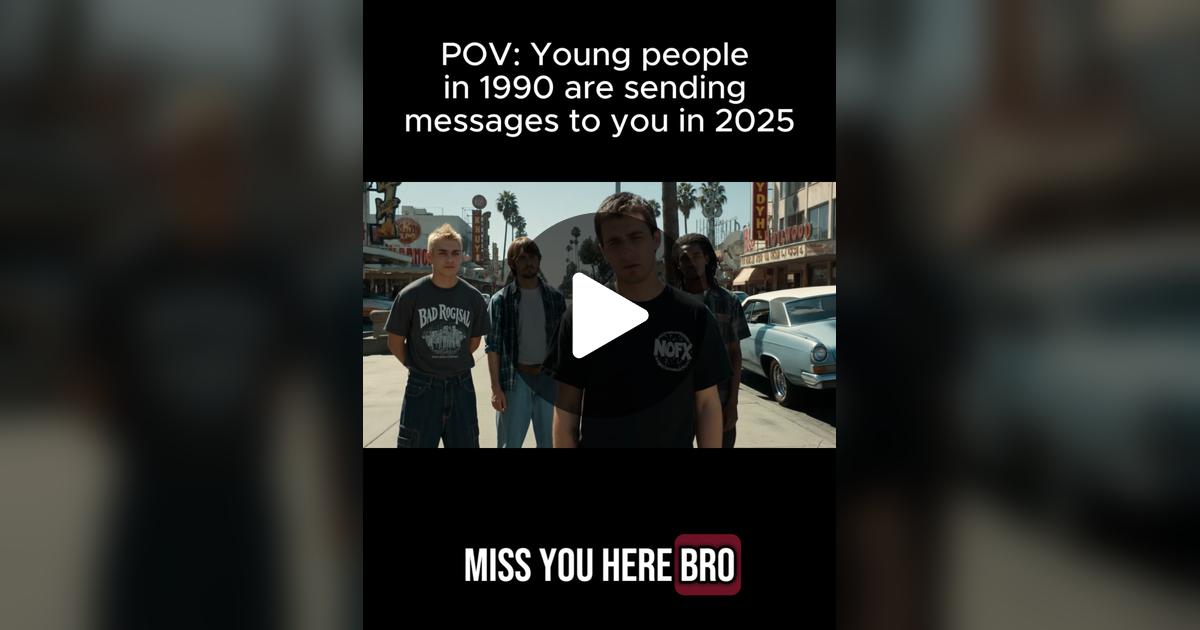 vanillaice's tweet card. 67.2K likes, 4633 comments. “Message from young people in 1990 to you :)”