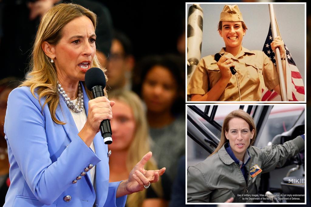 DonaldJTrumpJr's tweet card. New Jersey gubernatorial hopeful Rep. Mikie Sherrill was blocked from walking out with her graduating class at the US Naval Academy due to a massive cheating scandal.