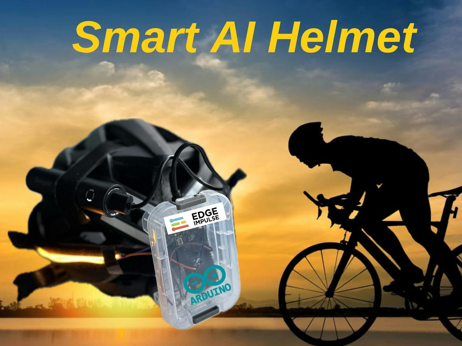 arduino's tweet card. A smart helmet for cyclists that recognise audio instructions from the rider and activates LEDs at the back to indicate left or right turns.