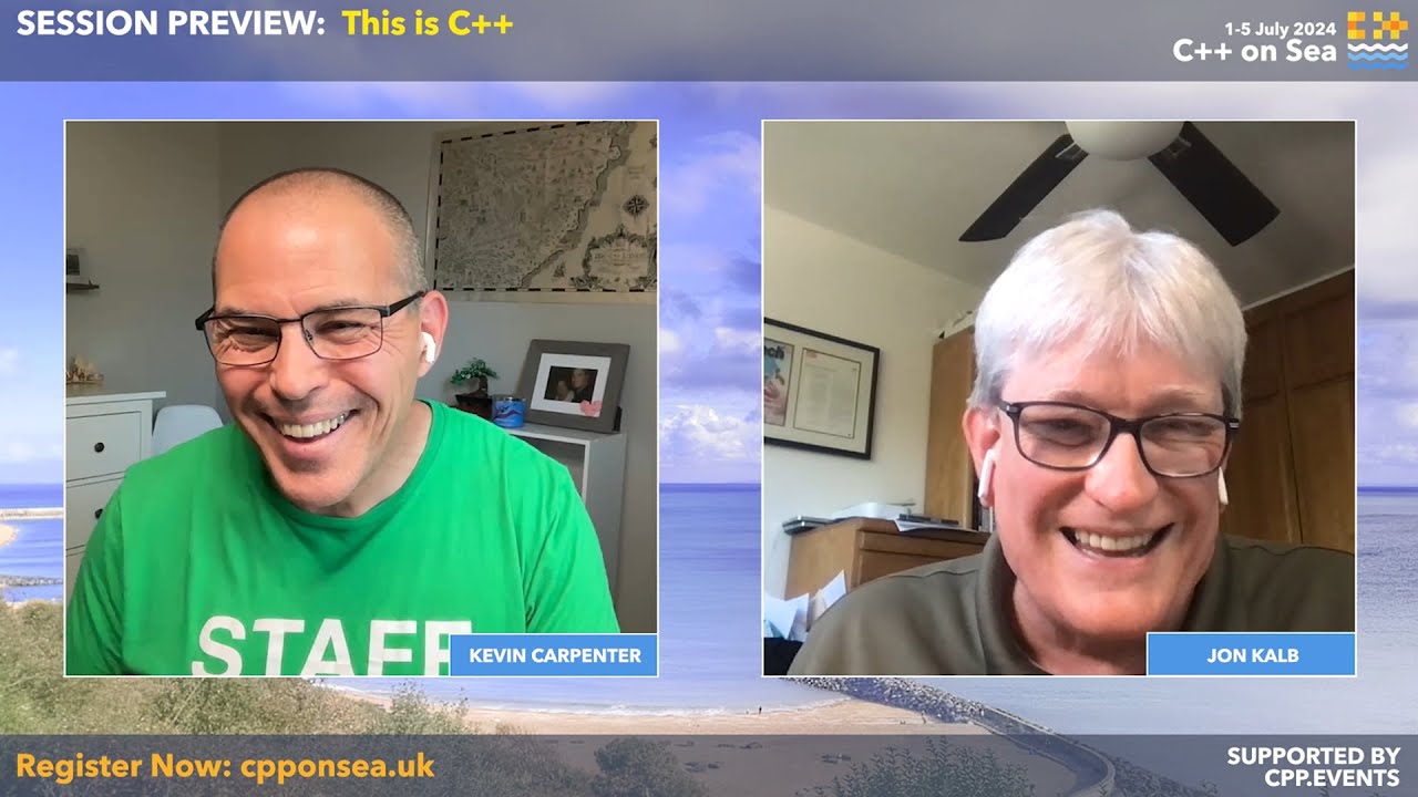 cpponsea's tweet card. This Is C++ - Exclusive Interview With Jon Kalb ( CppCon Conference...