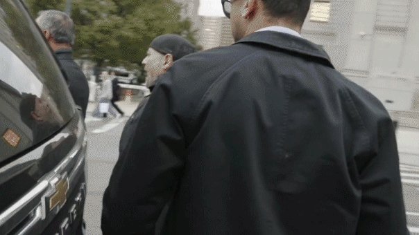 sixxtoesbrah's tweet card. Video shows socialist Democrat NYC mayoral candidate being escorted to a waiting car by security agents as a protester follows him through downtown Manhattan shouting demands for him to disavow...