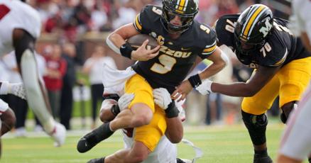 hochman's tweet card. The Missouri Tigers fell to the Alabama Crimson Tide in Saturday's game in Columbia.