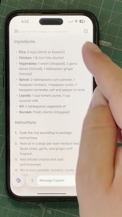 btltutorials's tweet card. Turn Your Food Pics into Recipes INSTANTLY with Copilot! 🍳📸...