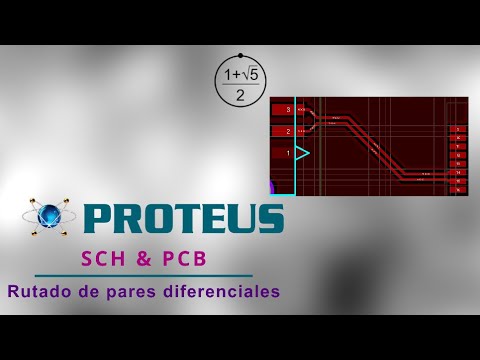 AqueronteBlog's tweet card. Proteus. Rutado de pares diferenciales