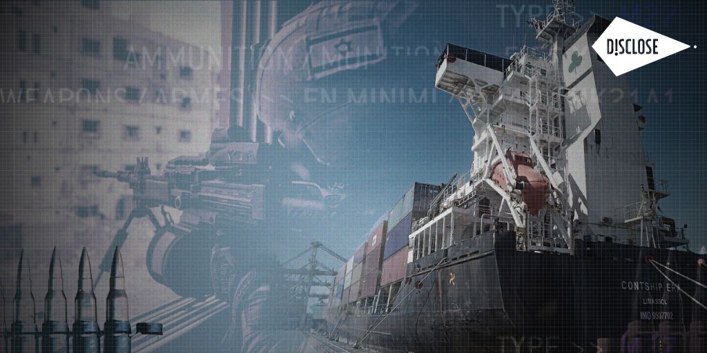LaligueTurtles_'s tweet card. Un cargo israélien va faire escale, jeudi 5 juin, à Fos-sur-Mer, près de Marseille. Le Contship Era doit embarquer le même jour, et en secret, 14 tonnes de pièces détachées pour fusils mitrailleurs....