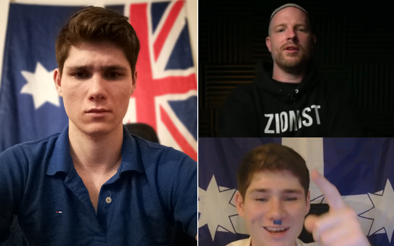 NoticerNews's tweet card. A Perth man has become the first person charged under Western Australia's new "Nazi hate symbols" laws after allegedly performing a Nazi salute in a livestream.