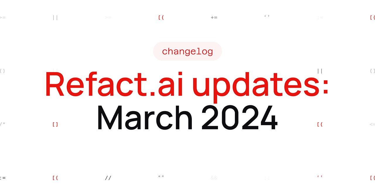 refact_ai's tweet card. In March, we introduced fundamental improvements in the Refact.ai server (self-hosting and Enterprise): now you can train several fine-tunes and serve it to different teams inside your company,...