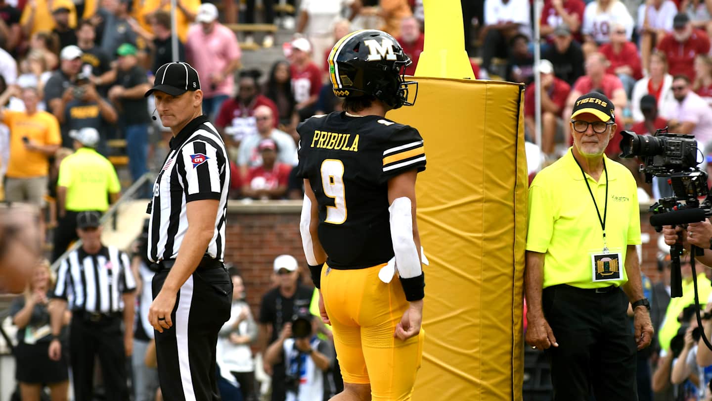 MizzouSI's tweet card. COLUMBIA, Mo. — The Missouri Tigers made plenty of glaring mistakes in their loss against Alabama on Saturday, but arguably none were more impactful than quarte