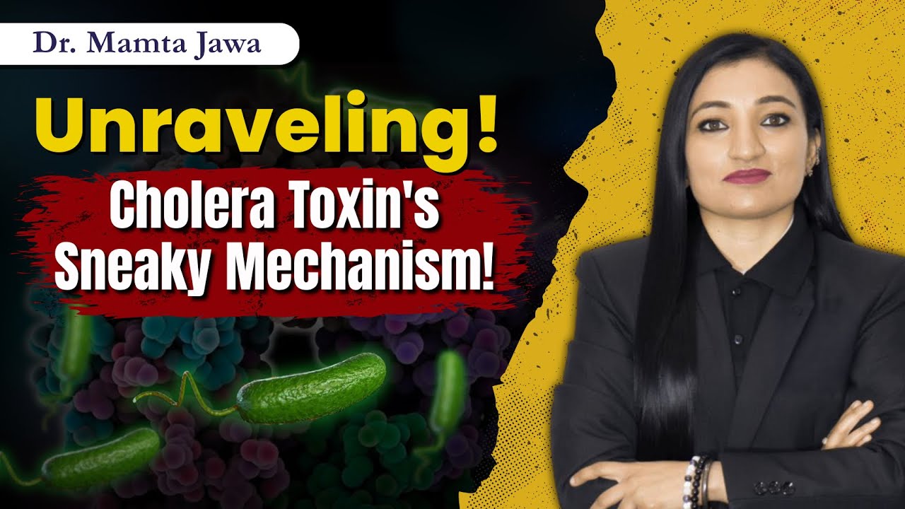 MJ_MICRO's tweet card. Mechanism of action of Cholera Toxin simplified by Dr. Mamta Jawa |...