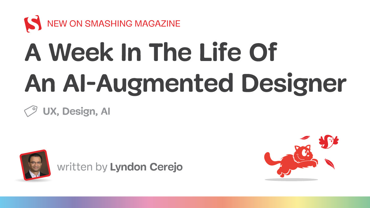 webdesignfeed's tweet card. If you are new to using AI in design or curious about integrating AI into your UX process without losing your human touch, this article offers a grounded, day-by-day look at introducing AI into your...