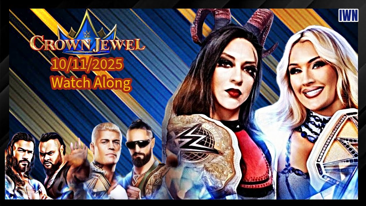 IWNytstreamer's tweet card. #WWECrownJewel October 11th 2025 Watch Along & Results