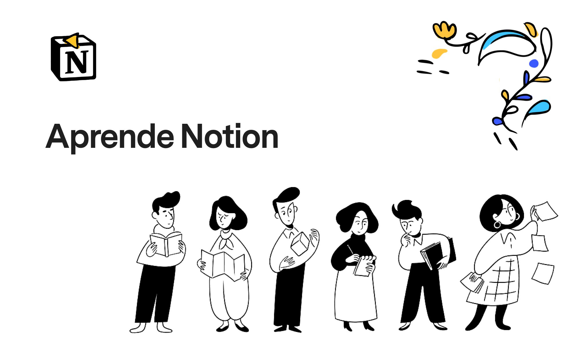 aprende_notion's tweet card. Curso de Notion en español. Aprende a usar esta herramienta sacándole el máximo partido tanto en tu trabajo como en tu vida personal.