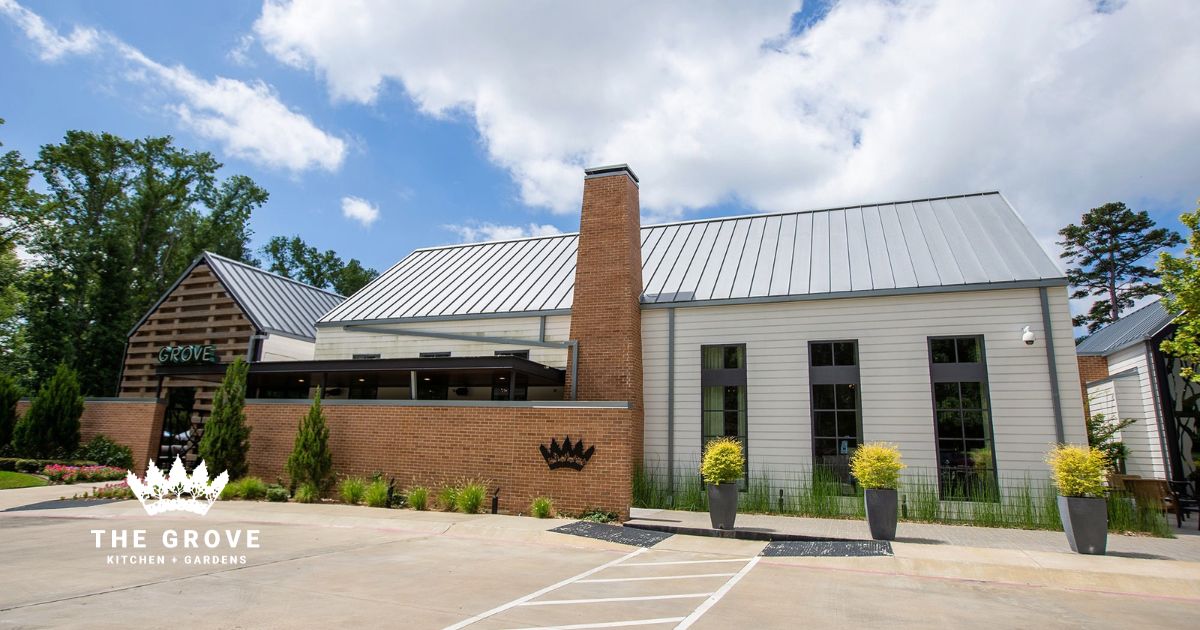 rbailes86's tweet card. The Grove Kitchen & Gardens is a farm-to-table establishment offered at the highest quality with our chef-crafted menu on a sprawling historic farm in the heart of Tyler.