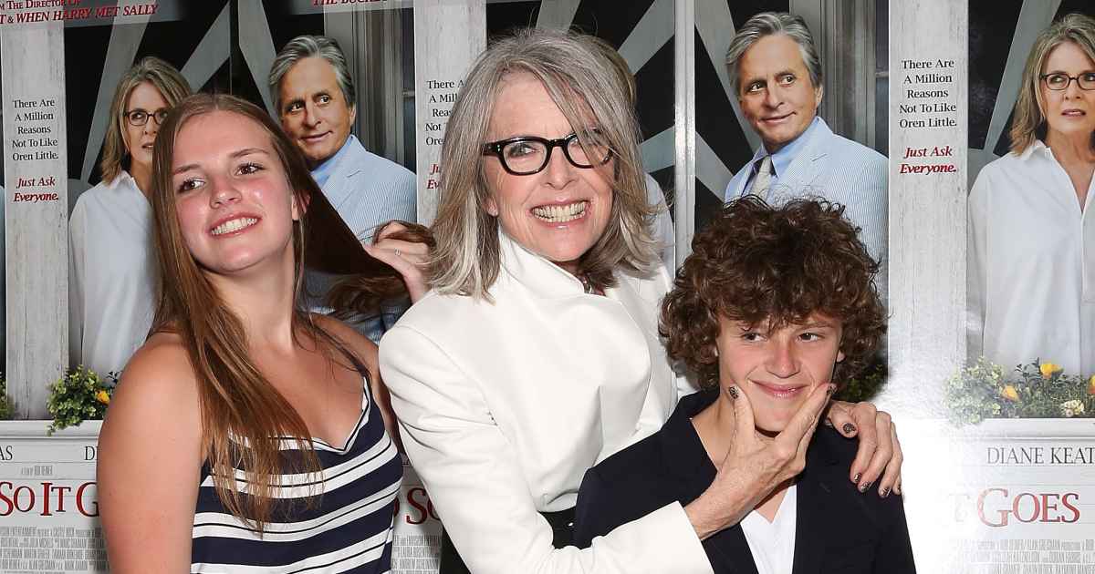 usweekly's tweet card. The late Diane Keaton raised her two children, Dexter and Duke, as a single mom after adopting them in her 50s