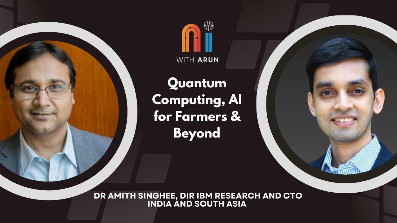 aruntrivedi's tweet card. IBM Research's Vision for India: AI, Quantum Computing & Solving...
