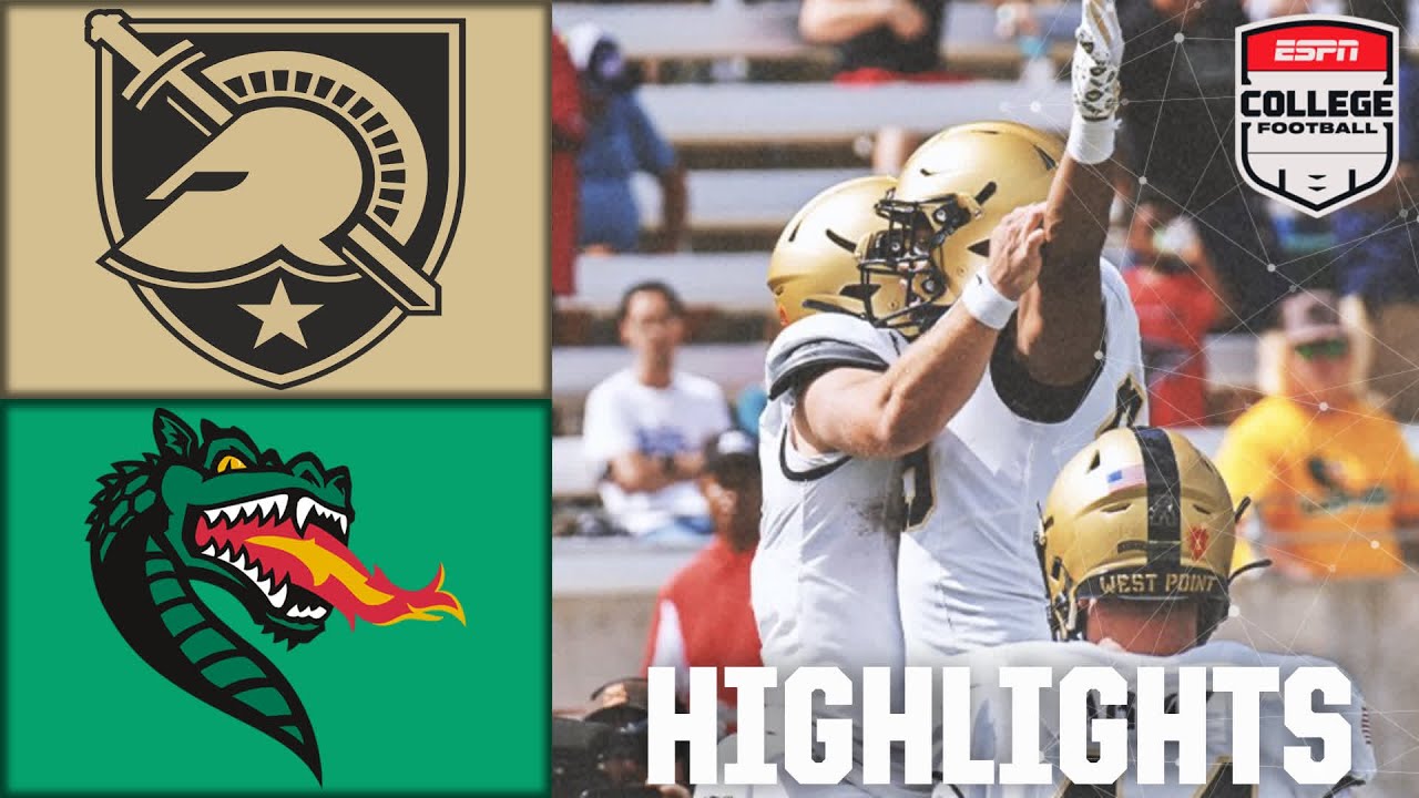 BrotherRoop's tweet card. Army Black Knights vs. UAB Blazers | Full Game Highlights | ESPN...