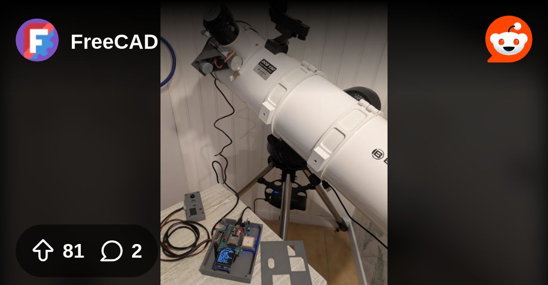 FreeCADNews's tweet card. Explore this post and more from the FreeCAD community
