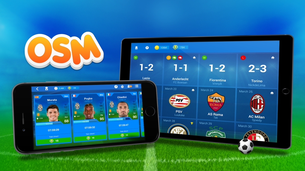 Gamebasics's tweet card. Gamebasics, de Nederlandse game studio die verantwoordelijk is voor Online Soccer Manager (OSM), lanceert de nieuwste versie van zijn game, op woensdag 11 mei 2016. OSM 3 is wereldwijd beschikbaar en...