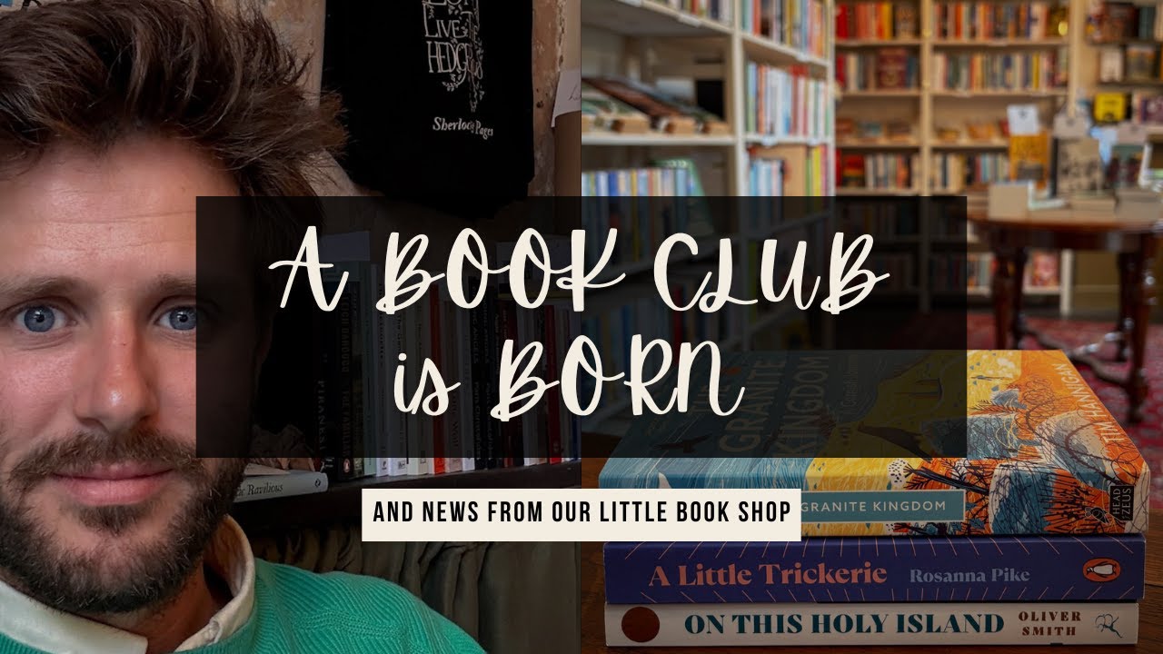 Sherlock_Pages's tweet card. The Pilgrim's BOOK CLUB, life at the book shop & Author Interview