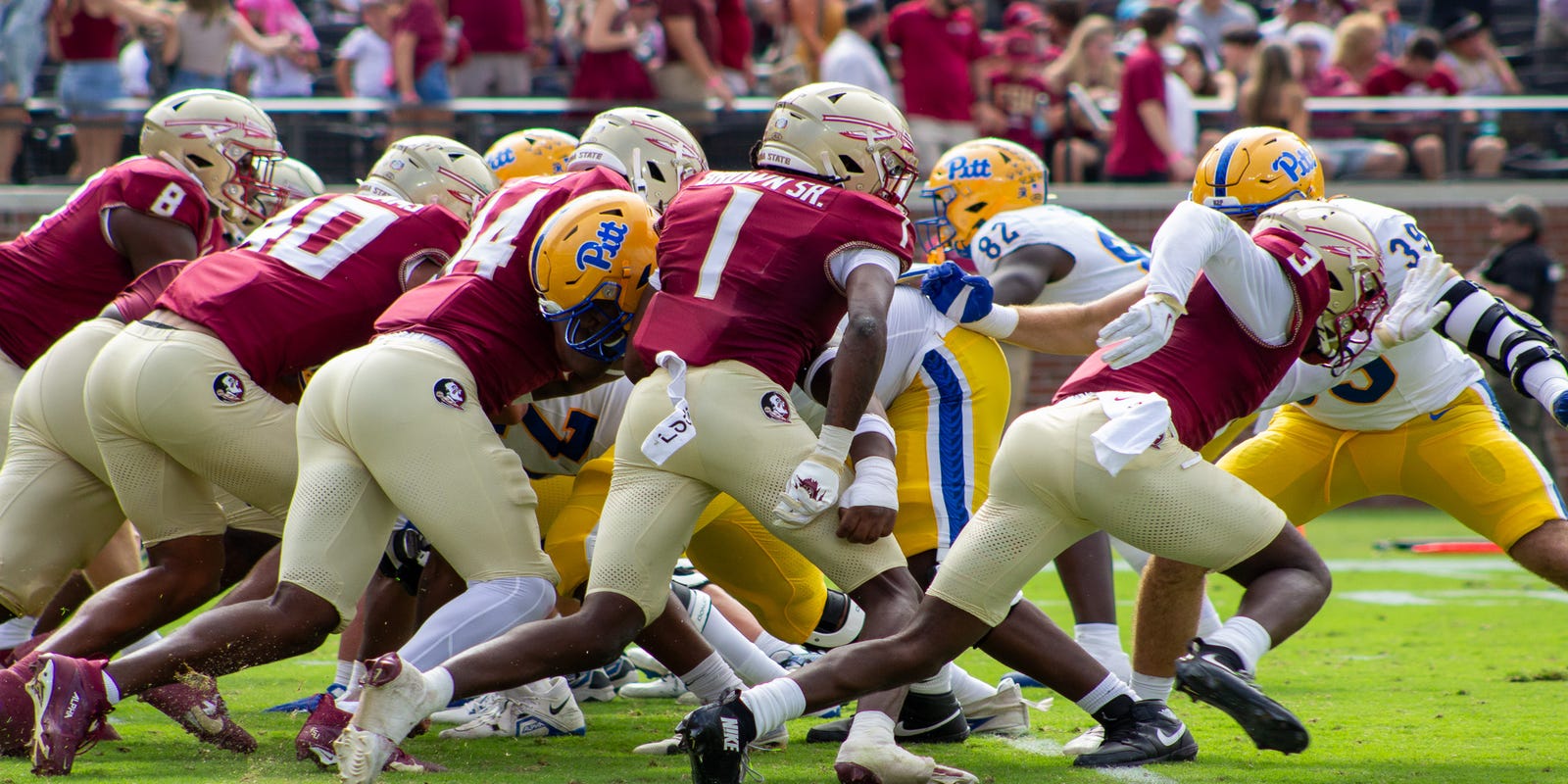 FSView's tweet card. A fumble by Caziah Holmes turned all momentum against FSU as they dropped their third straight game, 34-31 to the Pitt Panthers.