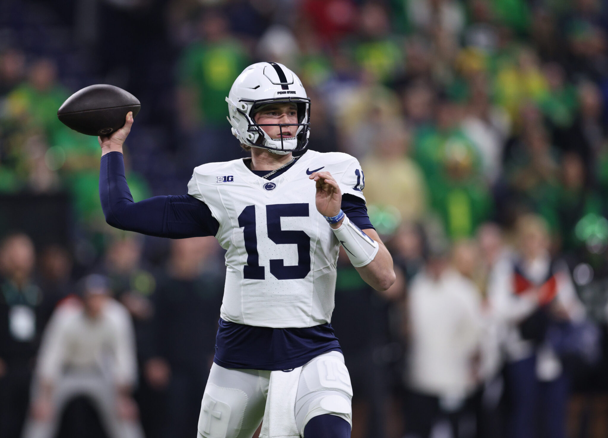 CrossingBroad's tweet card. Brutal: Penn State opened the season a national title favorite, ranked in the top three. They went through a weak non-conference slate with no issues before dropping the white out home game against...