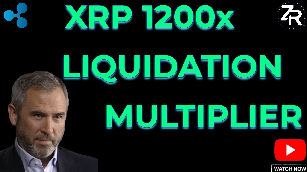 ZachRectorl7's tweet card. XRP 1200x Liquidation Multiplier!