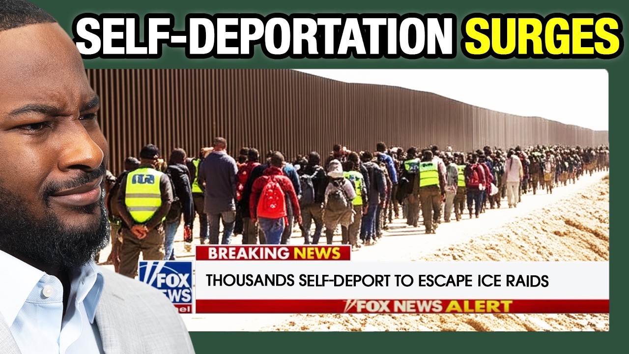 Foundationalis's tweet card. THOUSANDS of Illegal Migrants “Self-Deport” Before Massive ICE Raids