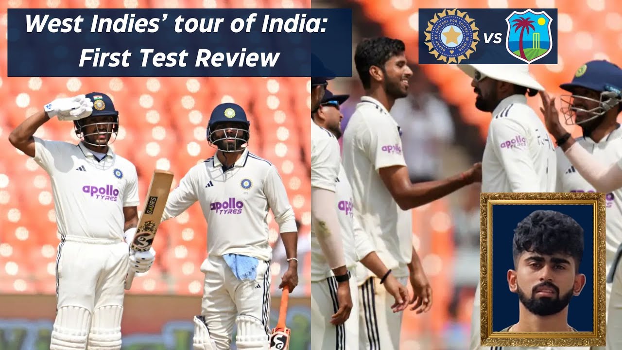 OpinionAdarsh's tweet card. West Indies' tour of India- First Test Review: India win by an...