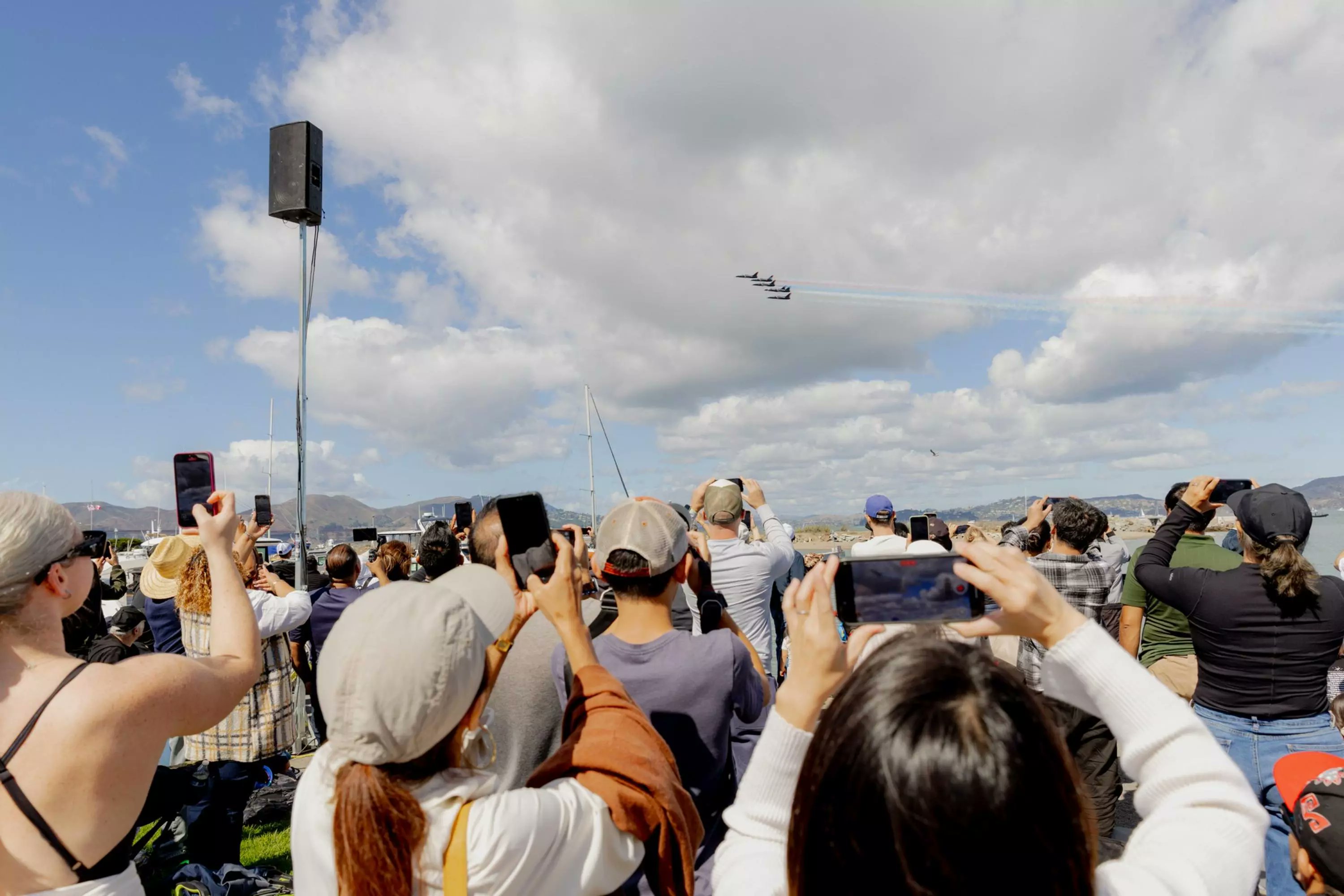 sfstandard's tweet card. The Blue Angels were a no-show, but attendees didn’t seem too bothered by the change in programming.