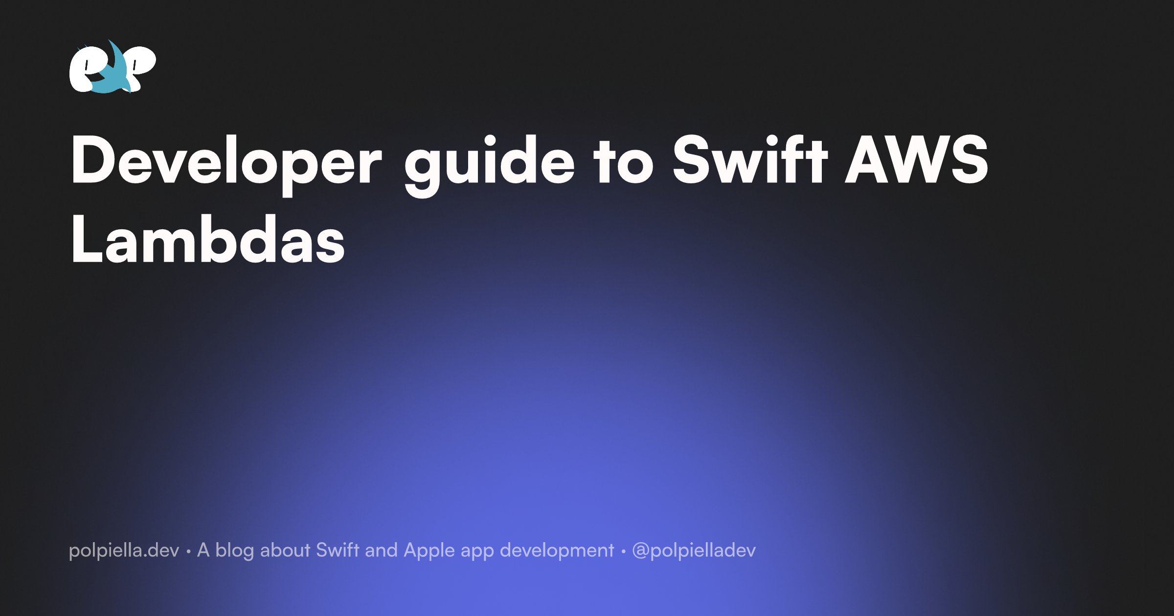 CaffeSwift's tweet card. How to write, run locally, and deploy Swift AWS Lambdas.