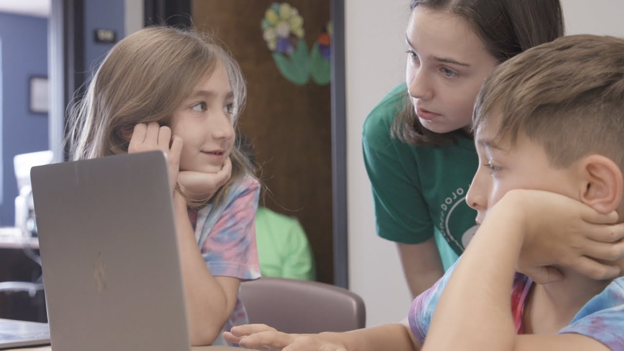 jadorepaisley12's tweet card. "Getting To Work" with CoderDojo KC's Junior Mentors | #AmGradKCPT