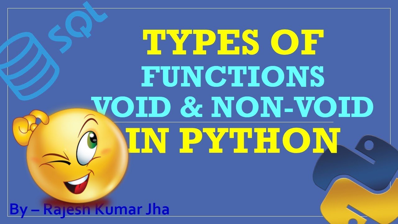 pythonport's tweet card. Types of Functions in Python | Void and Non-Void #PythonForBeginners...