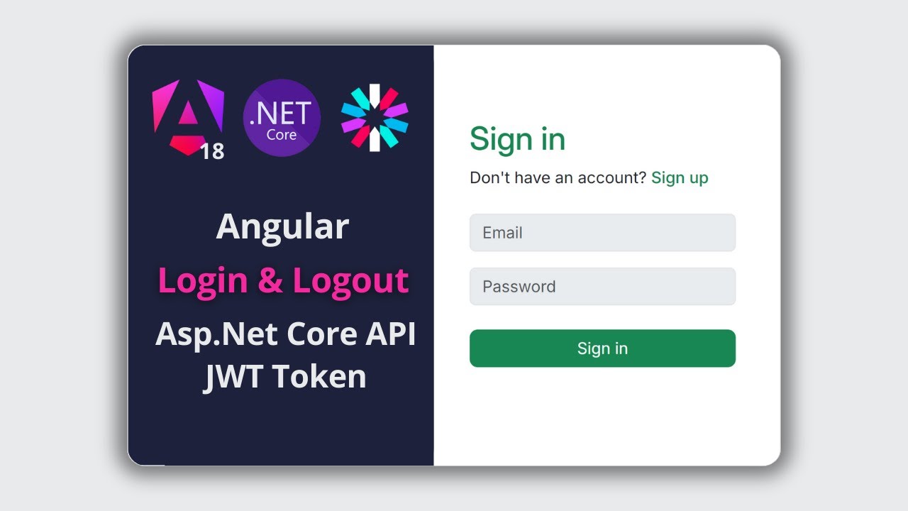 CodAffection's tweet card. Angular Login & Logout with Asp.Net Core Identity & JWT