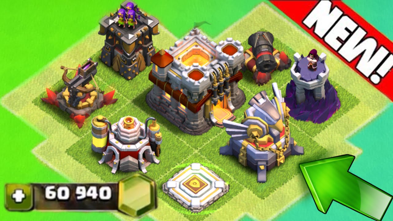 GeneralTony93's tweet card. 60,000 Gems! GEMMING THE ENTIRE TOWN HALL 11 UPDATE TO MAX! | Clash...