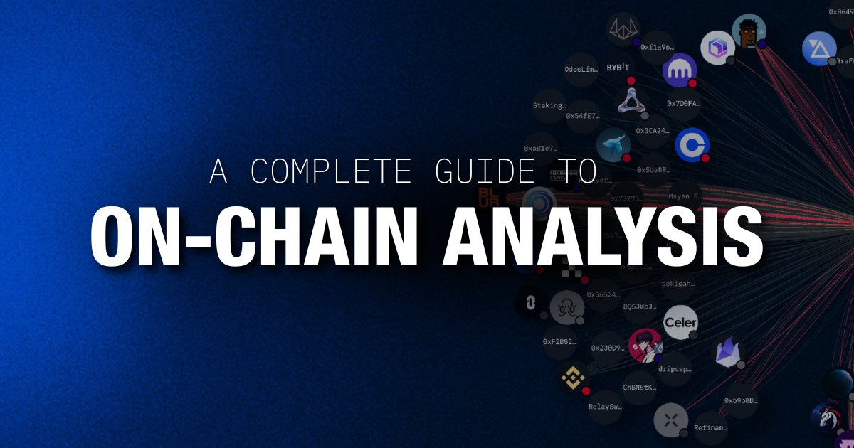 CryptoBitTips's tweet card. A complete guide to on-chain analysis methods. Learn about the power of blockchain data, how using it differs from technical analysis, and look at wallet holdings, transaction analysis, top holders,...