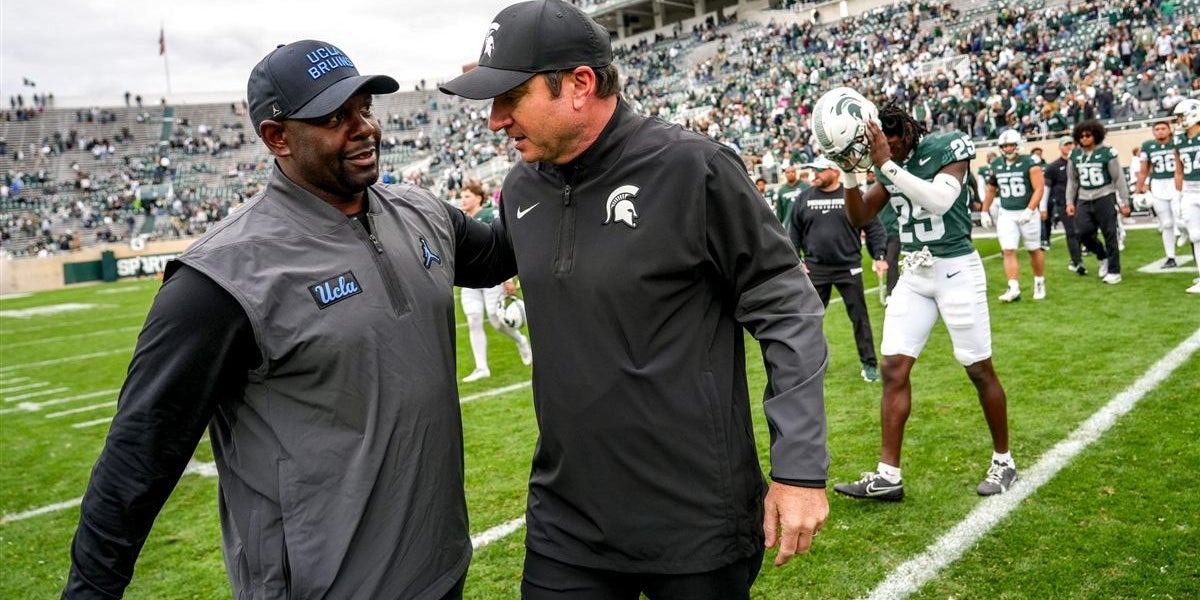 StephenM_Brooks's tweet card. Spartans' second-year HC unlikely to recover public approval hit from embarrassing loss to directionless Bruins program